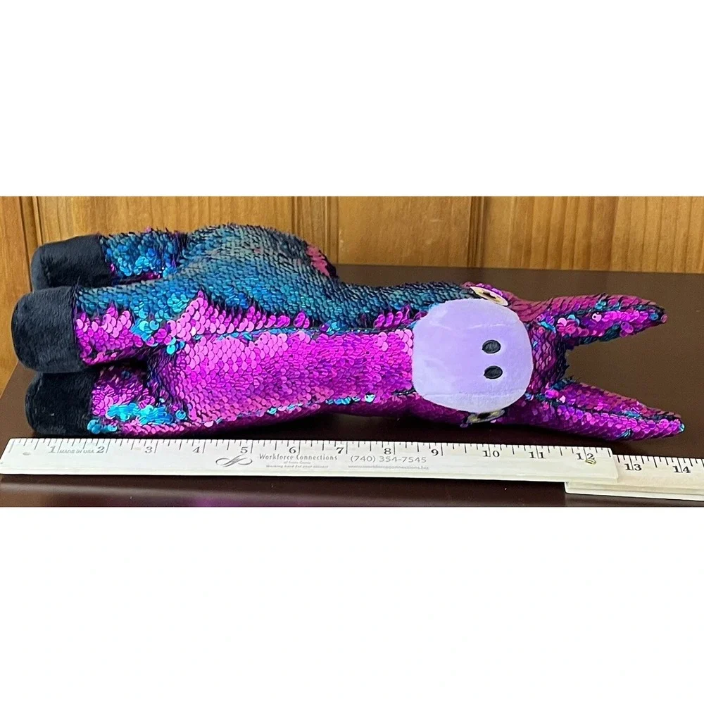 Llama Donkey Alpaca Plush Flip Reversible Sequins Stuffed Animal 2019 Redemption